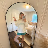 More Gratitude Embroidered Crewneck