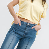 Go To Side Scrunch Tee