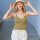 Dixie Embroidered Tank