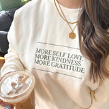More Self Love Crewneck