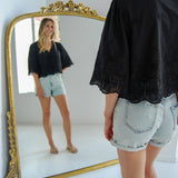 Intricately Defined Tie Top