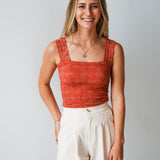 Deeply Rooted Embroidered Tank