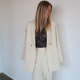 Carrey Button Blazer