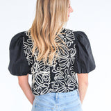 Fern Puff Sleeve Top
