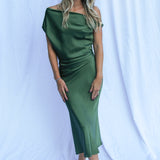 Sophisticated In Satin Dress