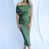 Sophisticated In Satin Dress