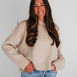 Crystal Clear Tie Back Sweater