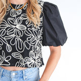 Fern Puff Sleeve Top