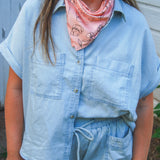 Backroads Denim Top