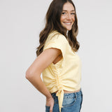 Go To Side Scrunch Tee