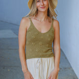 Dixie Embroidered Tank