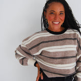 Sandstone Striped Sweater