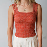 Deeply Rooted Embroidered Tank