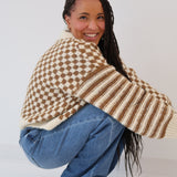 Checked Out Cardigan