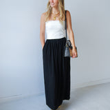 Simply Refined Strapless Dress