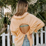 Clementine Crush Button Up