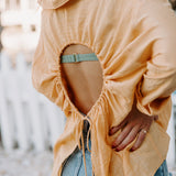 Clementine Crush Button Up