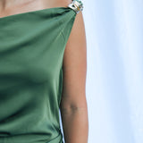 Sophisticated In Satin Dress