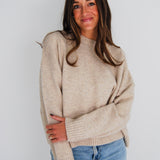Crystal Clear Tie Back Sweater
