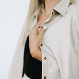 Hidden Gem Leather Shacket