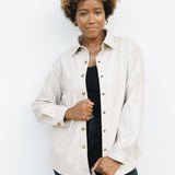 Hidden Gem Leather Shacket