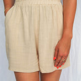 Little Steps Linen Shorts