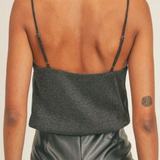 Adele Glitter Mesh Bodysuit