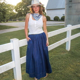 Out West Denim Skirt