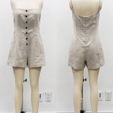 Sunny Day Linen Romper