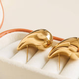 Colette Large Huggie Droplet Earring