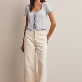 Crystal Clear Tie Knit Top