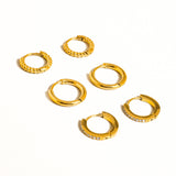 Claude CZ Hoops Earring