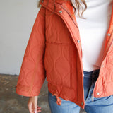 Truly Terracotta Quilted Jacket