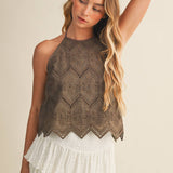Subtle Breeze Halter Tank