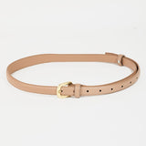 Thin Gold Buckle Belt