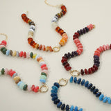 Chunky Resin Disc Beaded Necklace