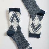 Mohair Diamond Socks