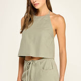 Effortlessly Cool Halter Top