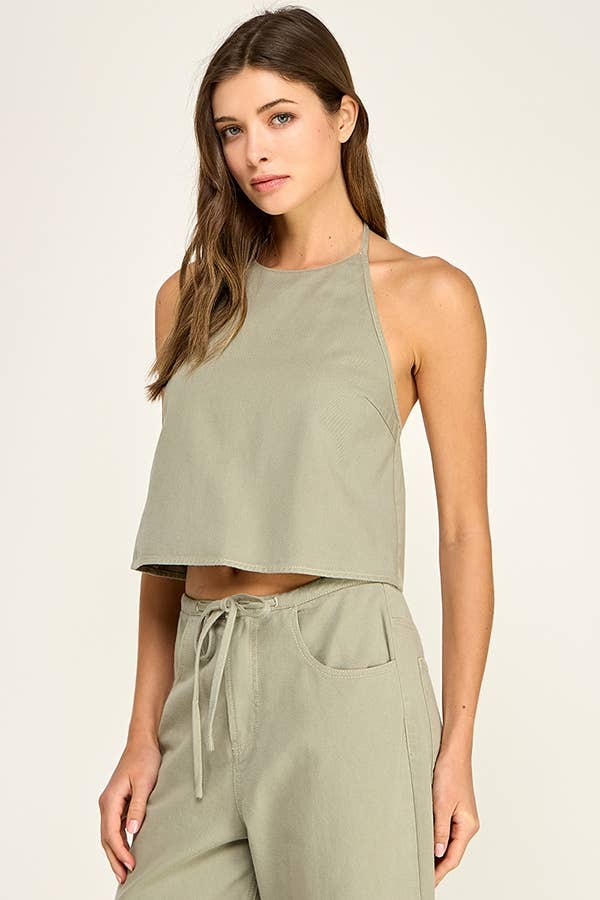 Effortlessly Cool Halter Top