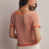 Crystal Clear Tie Knit Top