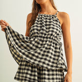 Go For It Gingham Top