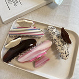 Splice Color Block Acetate Hair Claw MK2PPM6W6HCP579