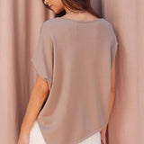Asymmetry Knit Top