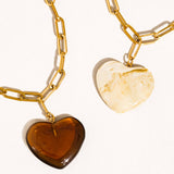 Rouelle Heart Chain Necklace