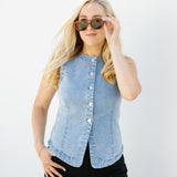 Denim Days Vest