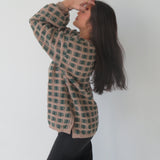 Vintage Squares Sweater