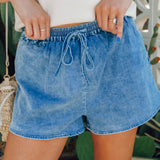 Long Vacay Denim Shorts