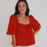 True Love Tie Back Blouse
