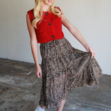 Make A Statement Midi Skirt