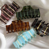 Vintage Heart Stripe Hair Clip